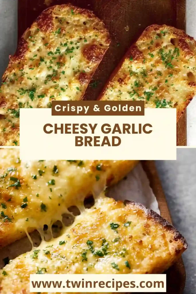 Pull-apart cheesy garlic bread with gooey melted cheese.