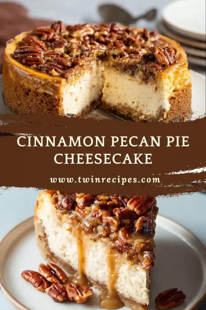 Creamy cheesecake layers with buttery crust and cinnamon glaze.