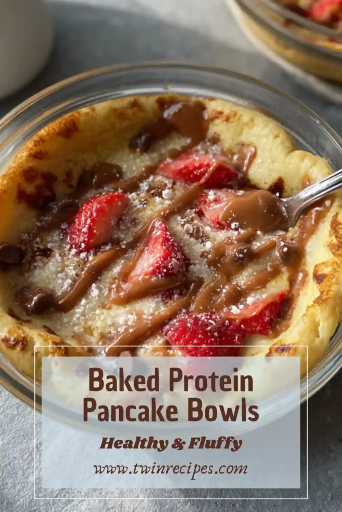 Meal prep pancake bowls made with oats and yogurt