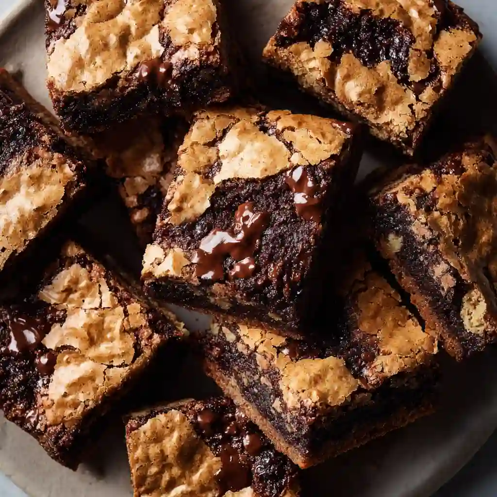 Brown Butter Brookies, Fudgy Brownie &amp; Chewy Cookie Swirl Bars