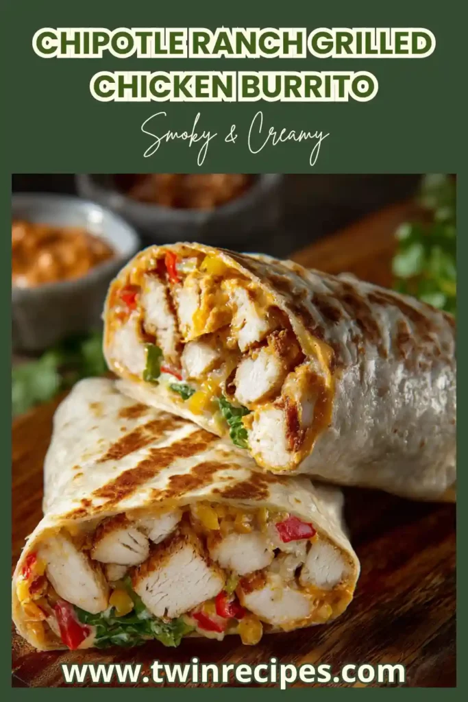 Chipotle ranch burrito with melted cheese and lettuce