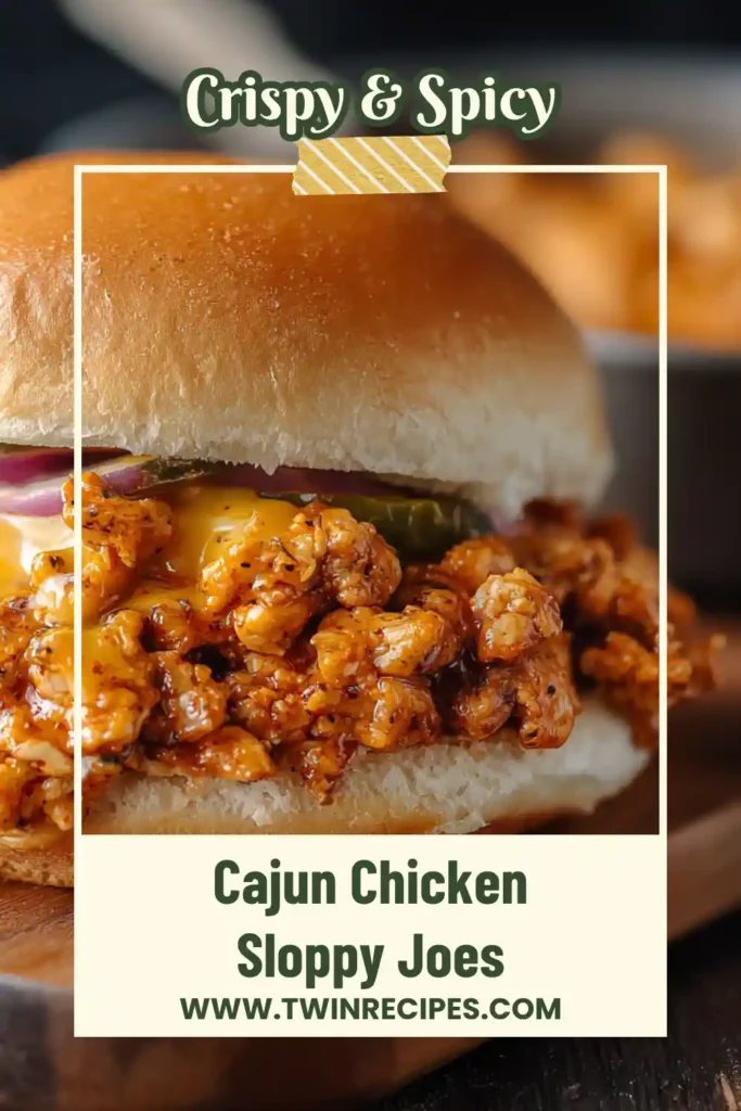 Sloppy joe sandwich with red peppers and green onions