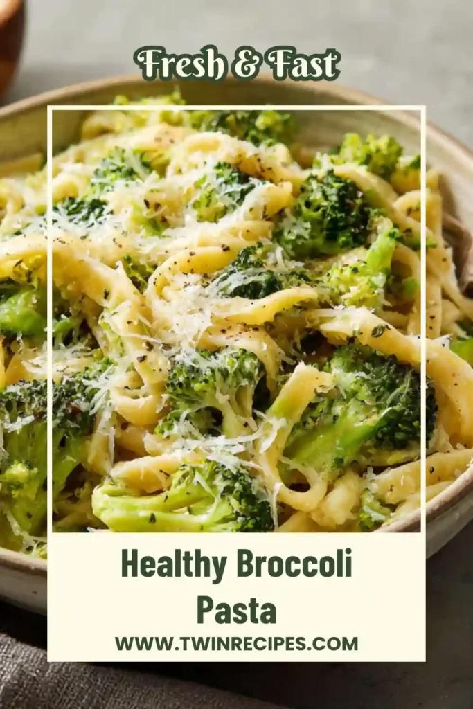 Simple one-bowl broccoli pasta recipe