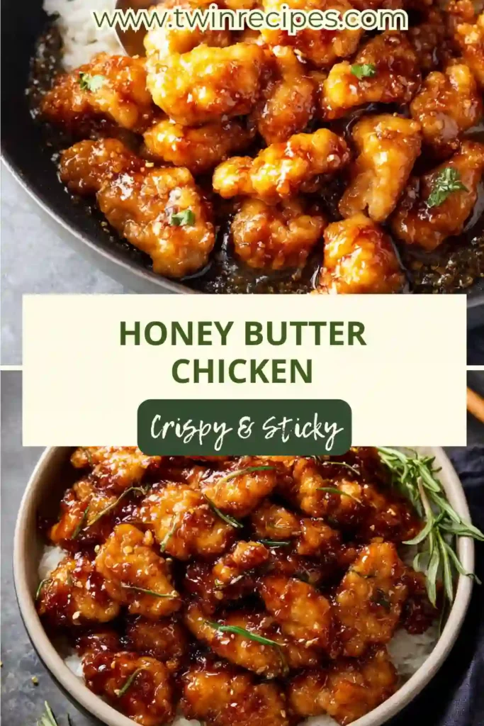 Skillet of golden honey butter chicken bites