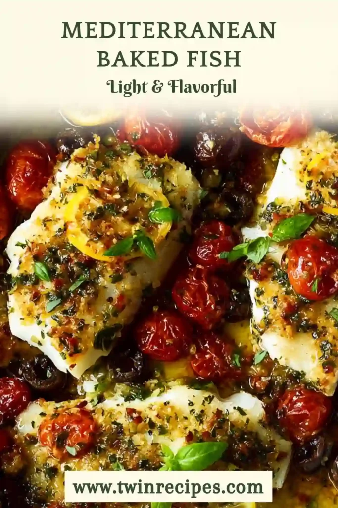 One-pan Mediterranean fish with lemon and herbs