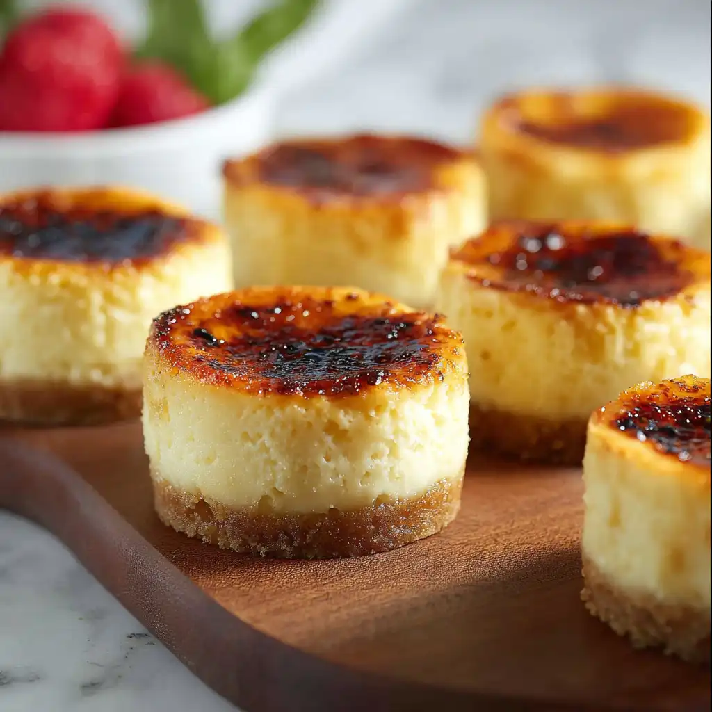 Mini Crème Brûlée Cheesecakes – A Luxurious Dessert Made Simple