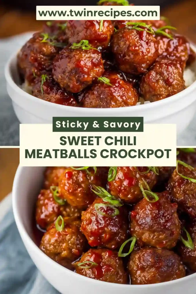 Sweet and spicy meatballs served over rice
