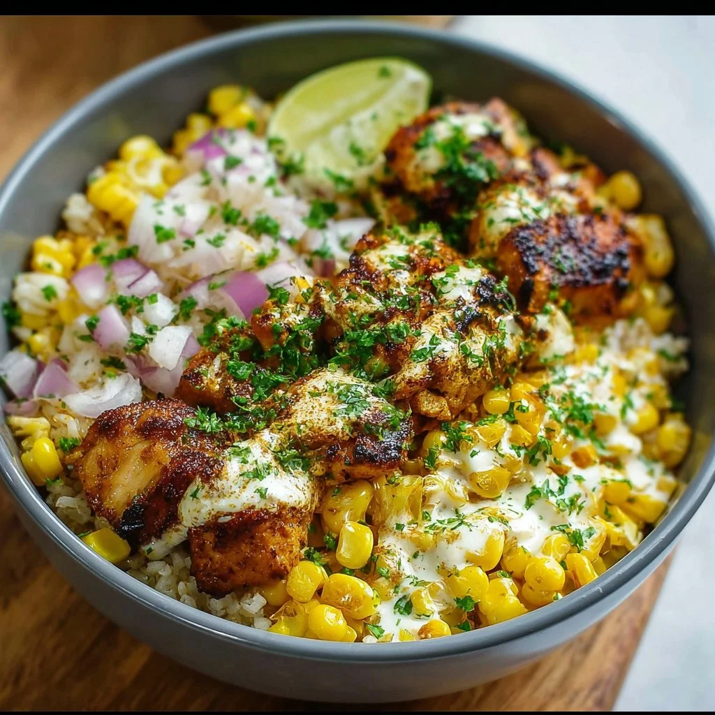 Tasty Street Corn Chicken Bowl – Alright With Me