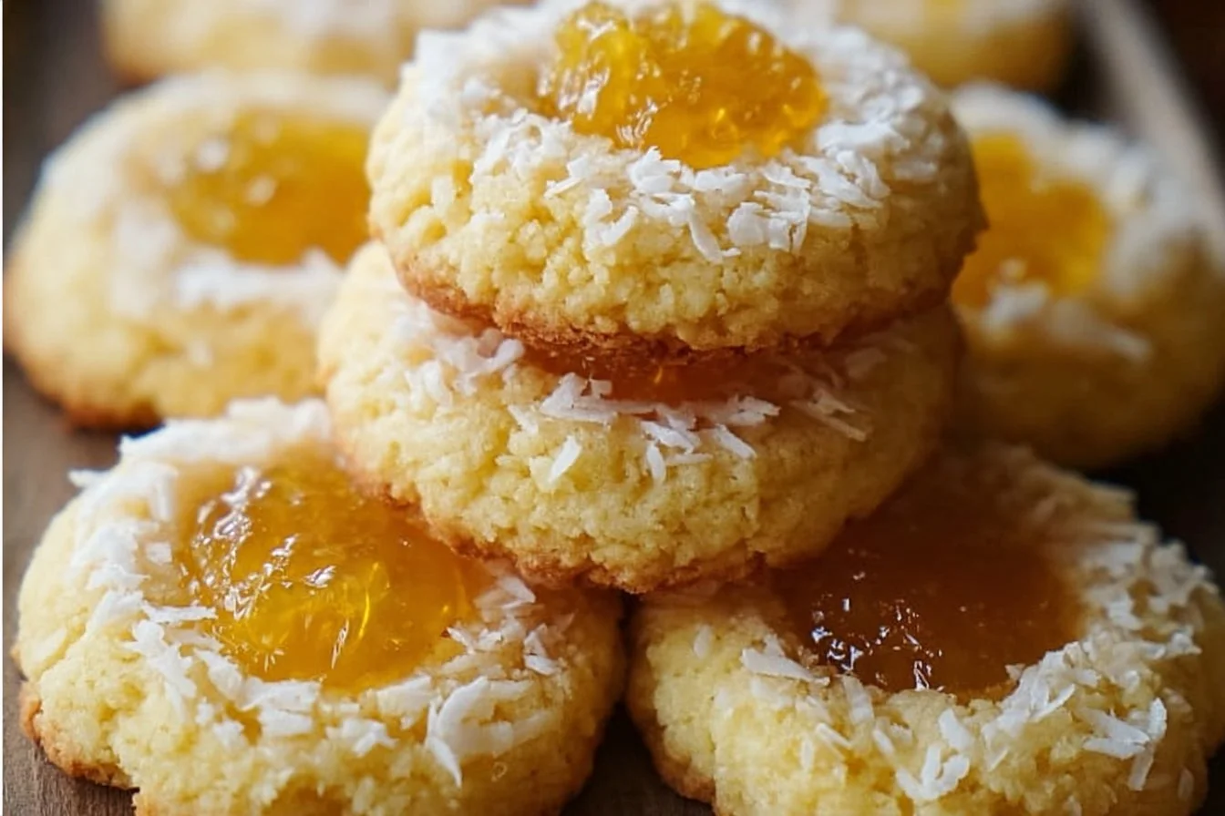 Easy Hawaiian Pineapple Coconut Thumbprint Cookies Ready in 30 Minutes – hurryupmeals