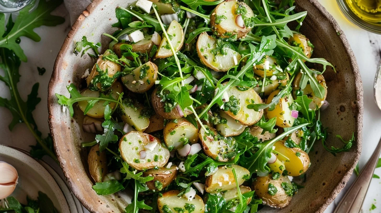 Arugula Pesto Potato Salad