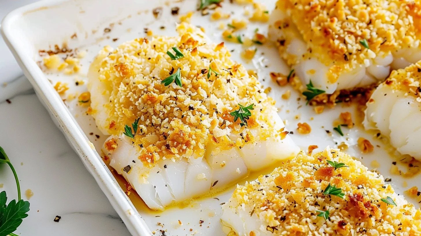 Baked Cod with Panko Crust