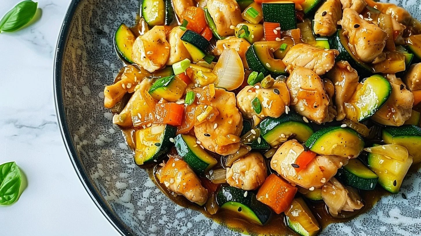 Chicken Zucchini Stir Fry