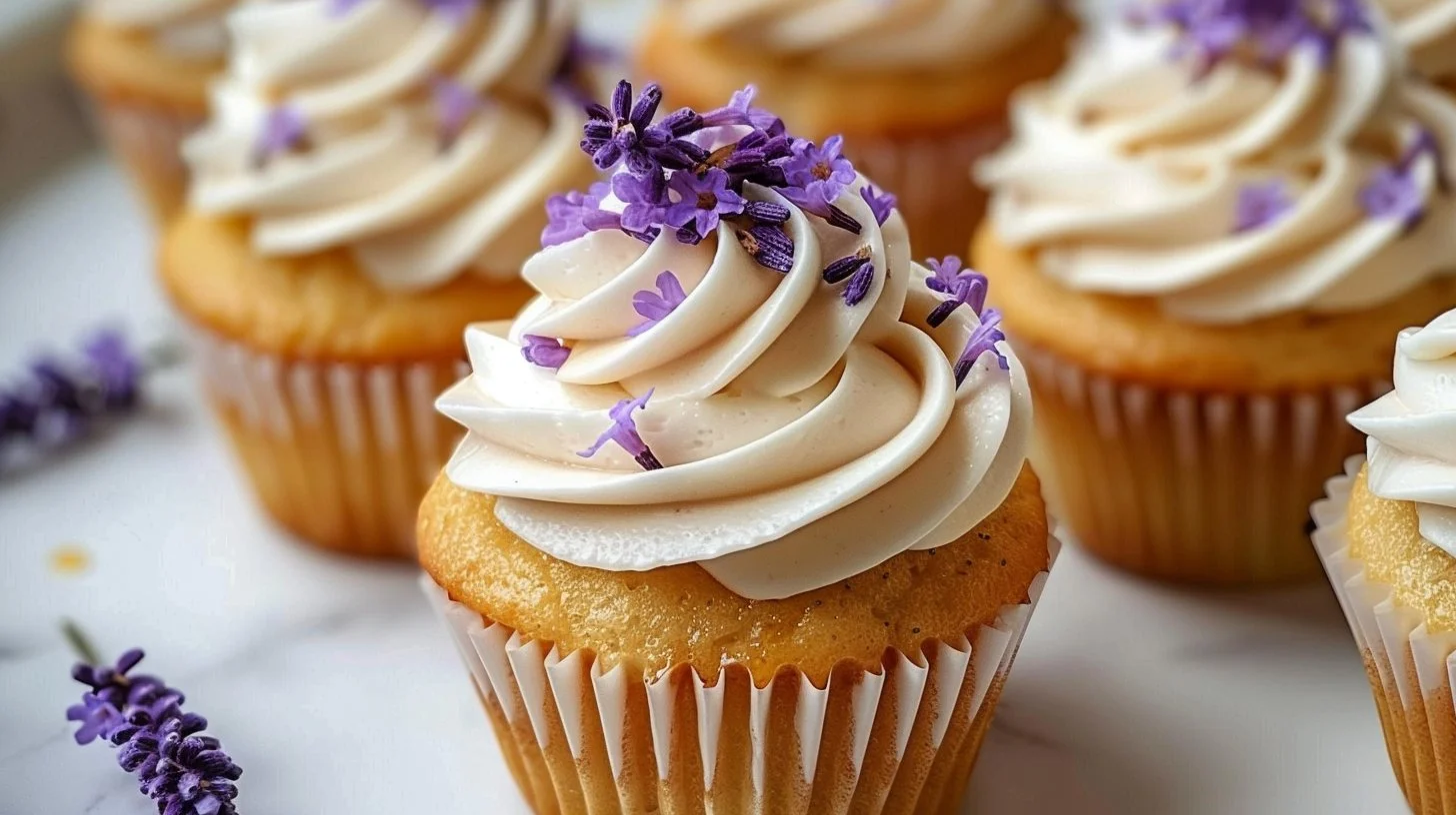 Lavender Honey Cupcakes
