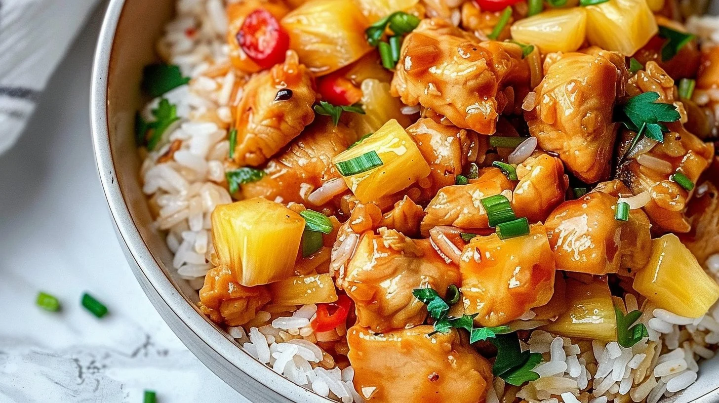 Pineapple Chicken and Rice