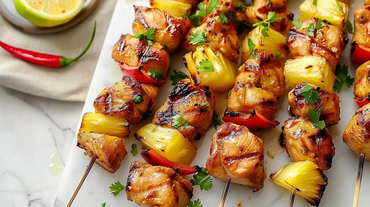 Pineapple Chicken Kabobs