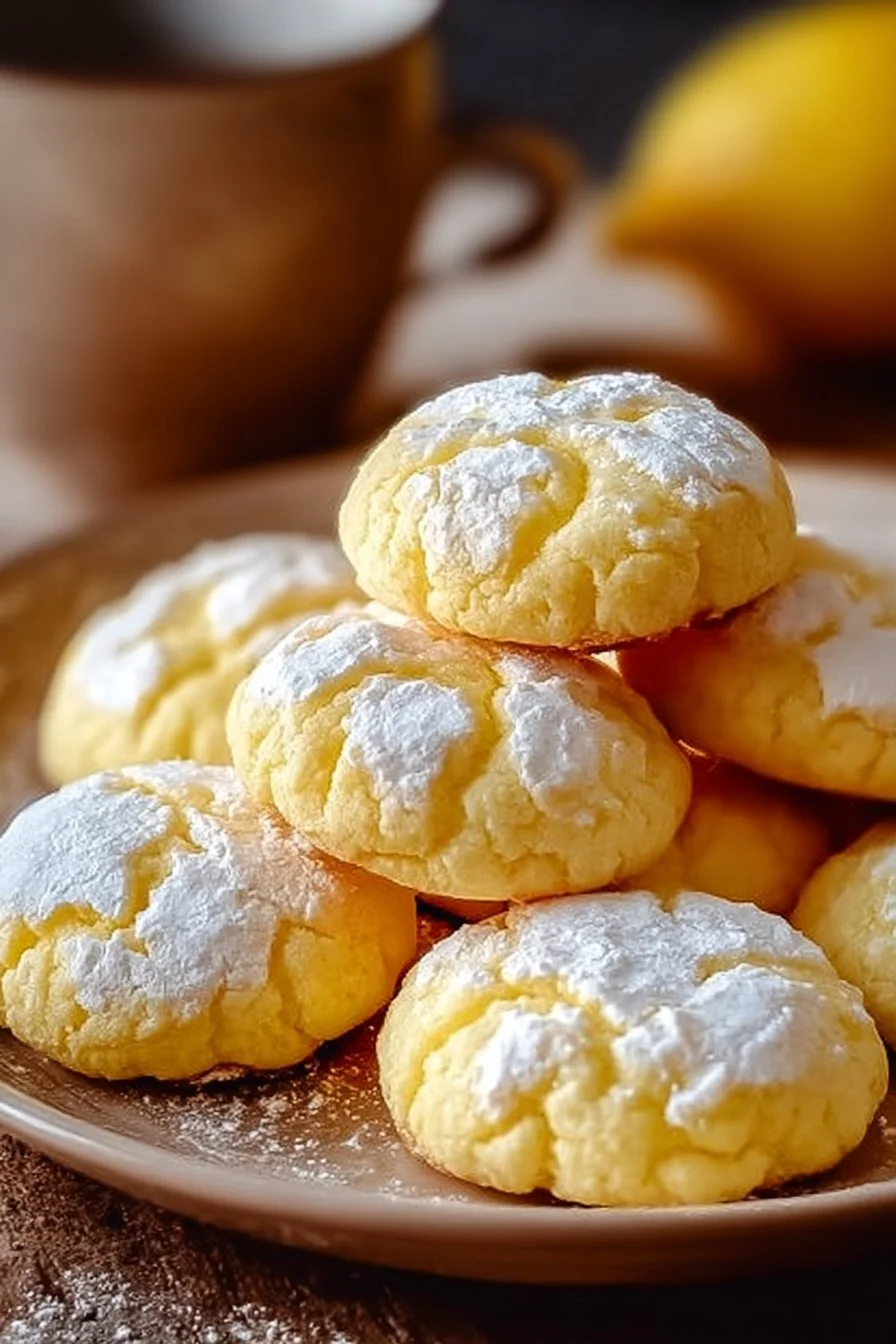 Zesty Lemon Meltaway Cookies