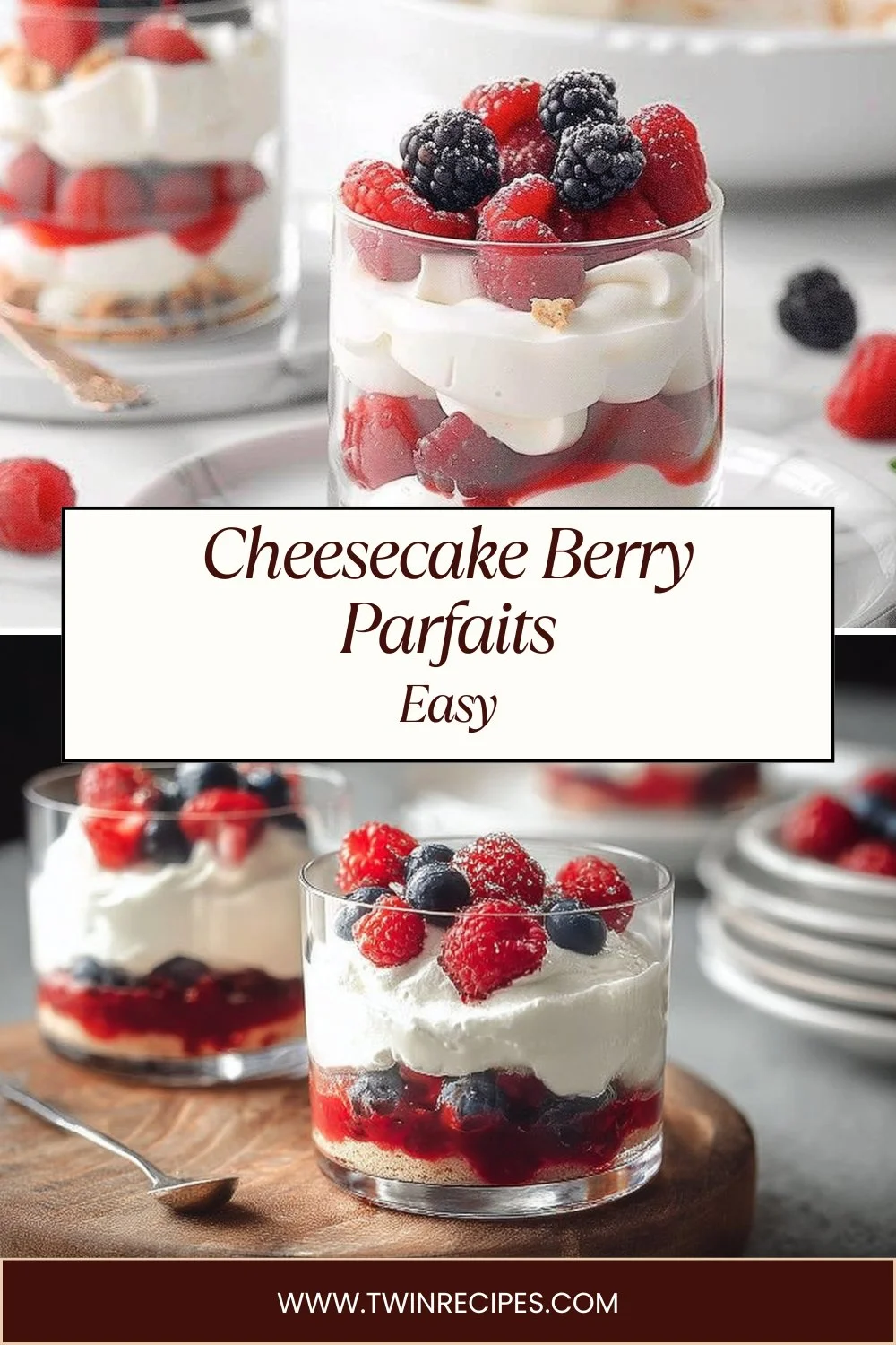 Cheesecake Berry Parfaits