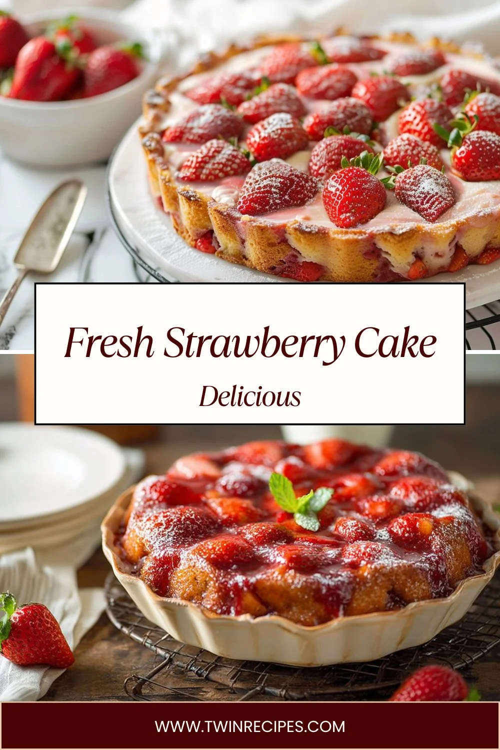 Fresh Strawberry Cake