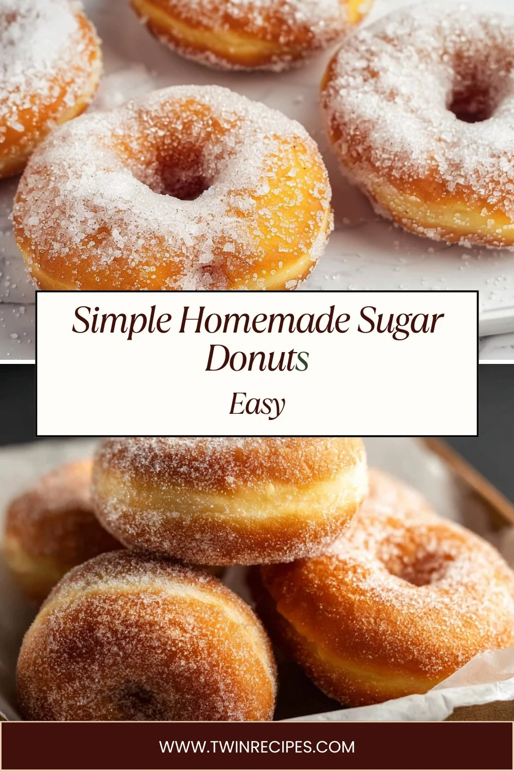 Simple Homemade Sugar Donuts