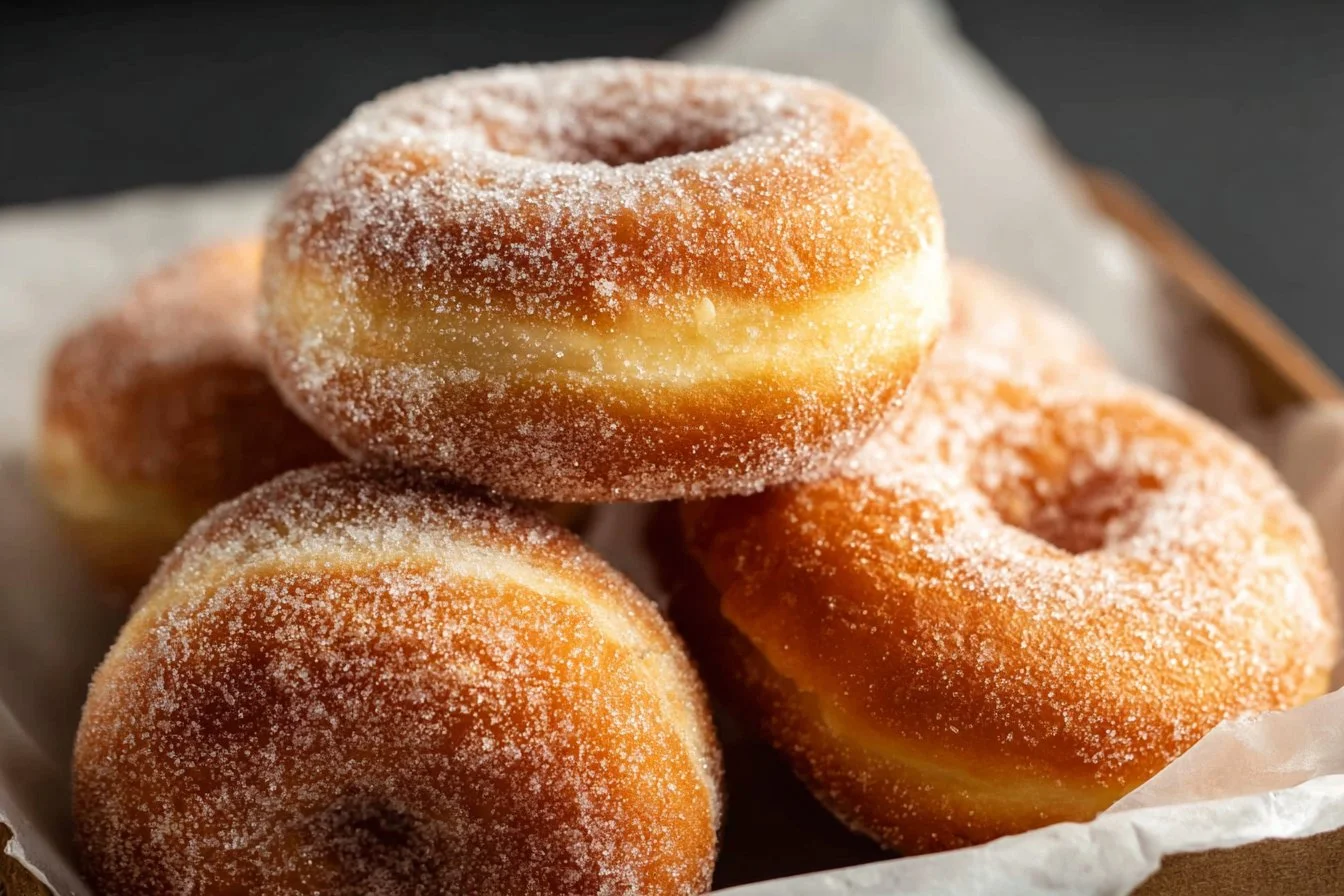 Simple Homemade Sugar Donuts