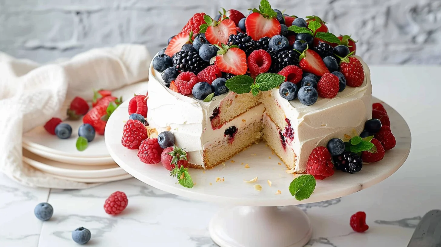 Summer Berry Cake