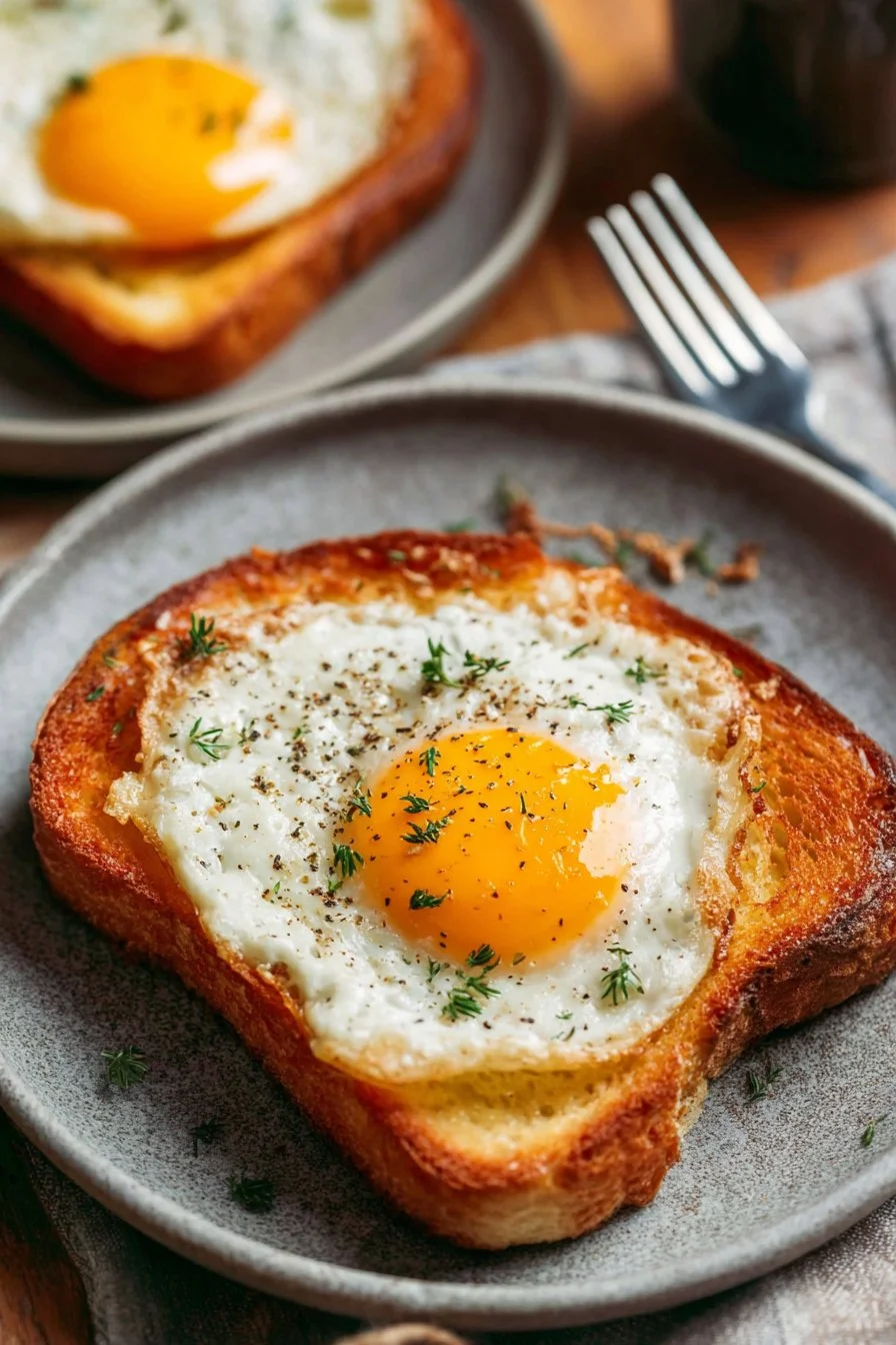 Air Fryer Egg Toast