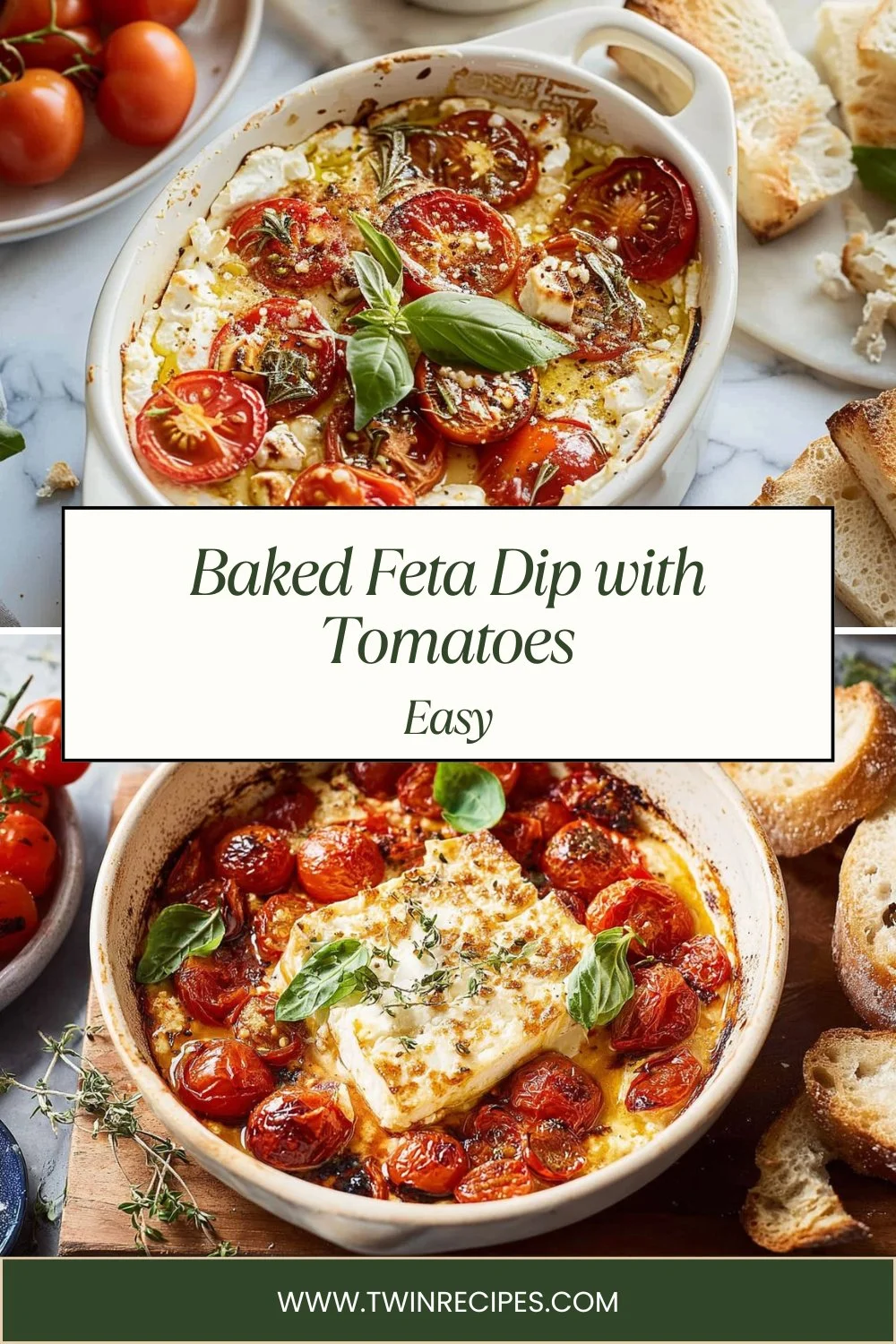 Baked Feta Dip with Tomatoes