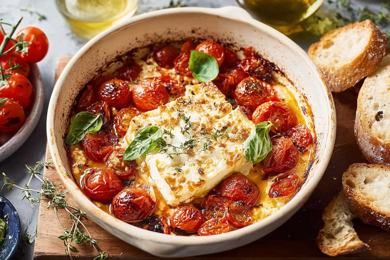 Baked Feta Dip with Tomatoes