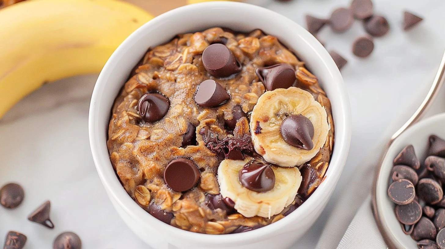 Banana Chocolate Chip Baked Oats