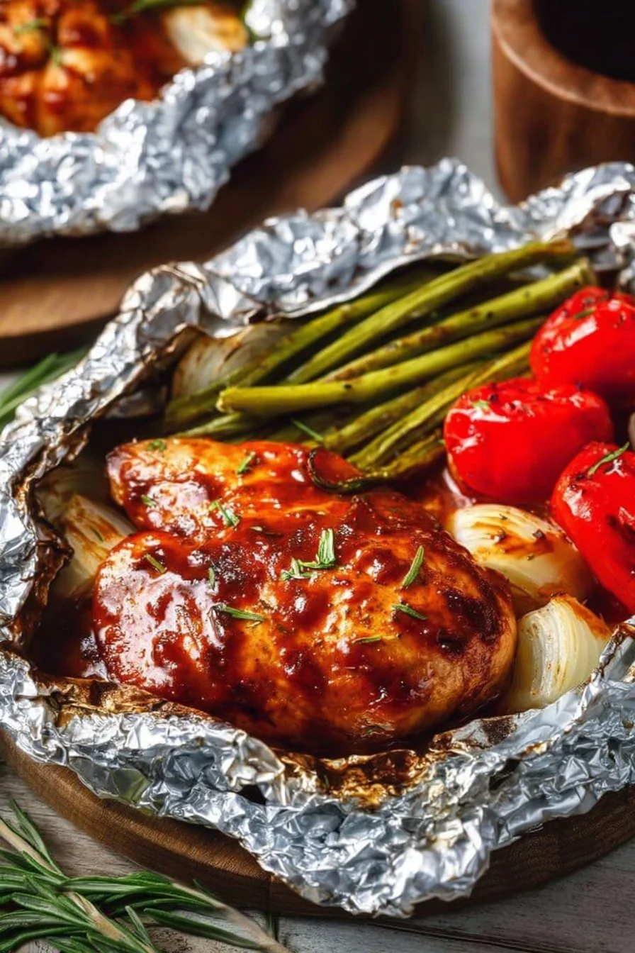 BBQ Chicken Foil Dinner
