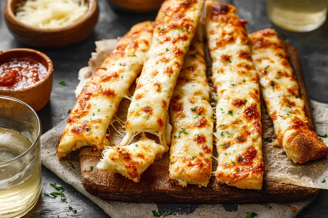 Cheesy Garlic Breadsticks