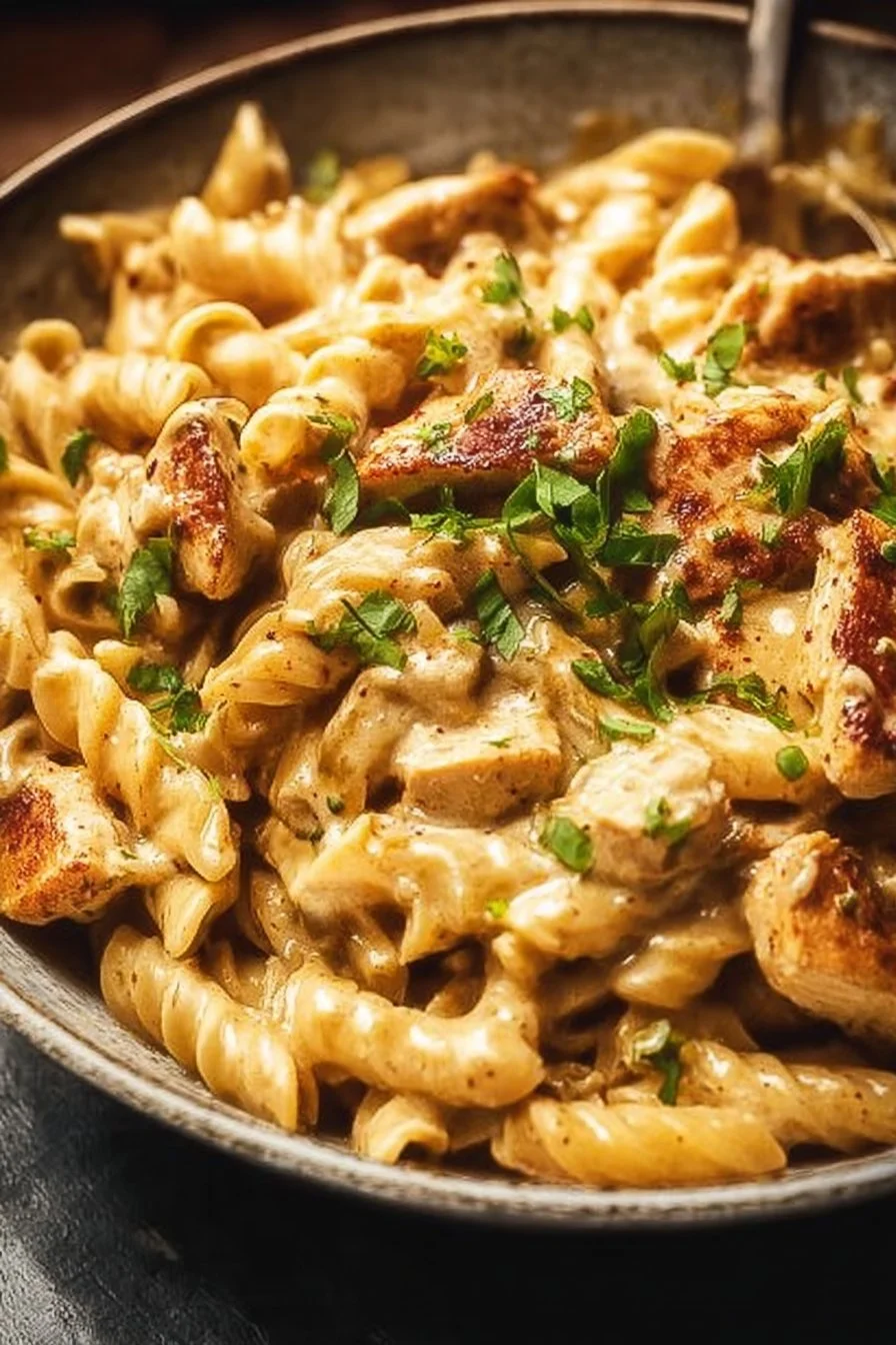 One Pot Creamy Cajun Chicken Pasta