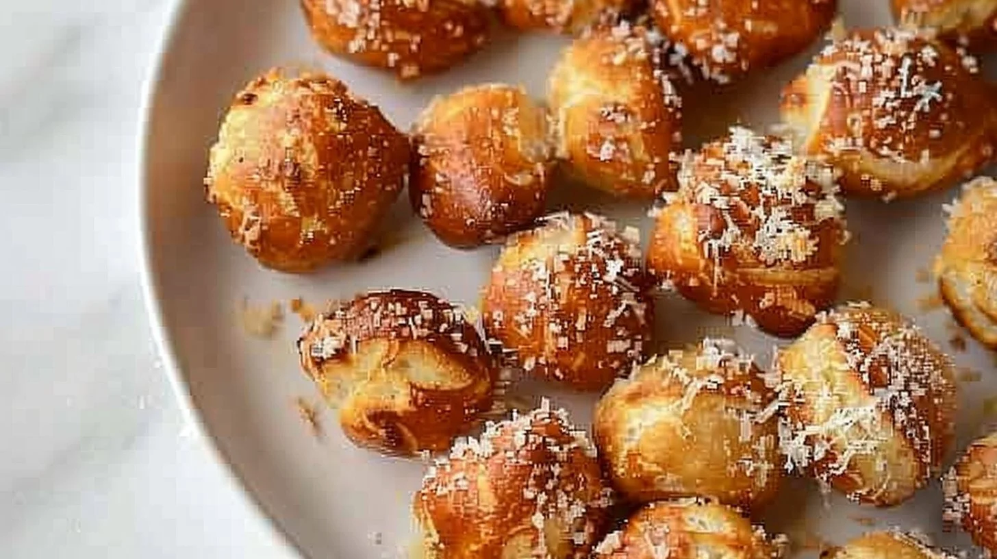 Parmesan Garlic Pretzel Bites