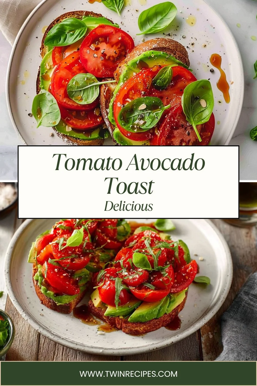 Tomato Avocado Toast