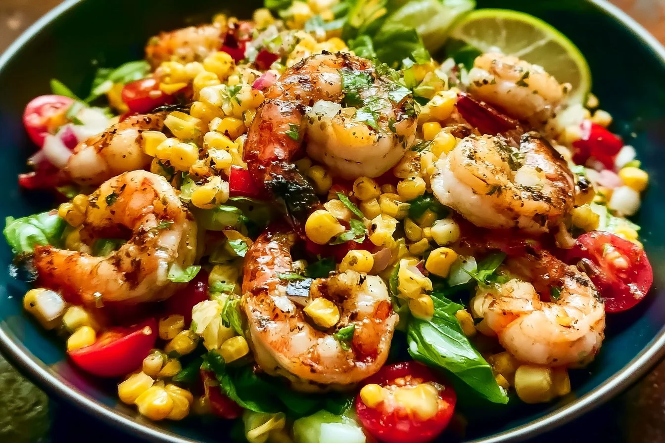 Grilled Shrimp Corn Salad