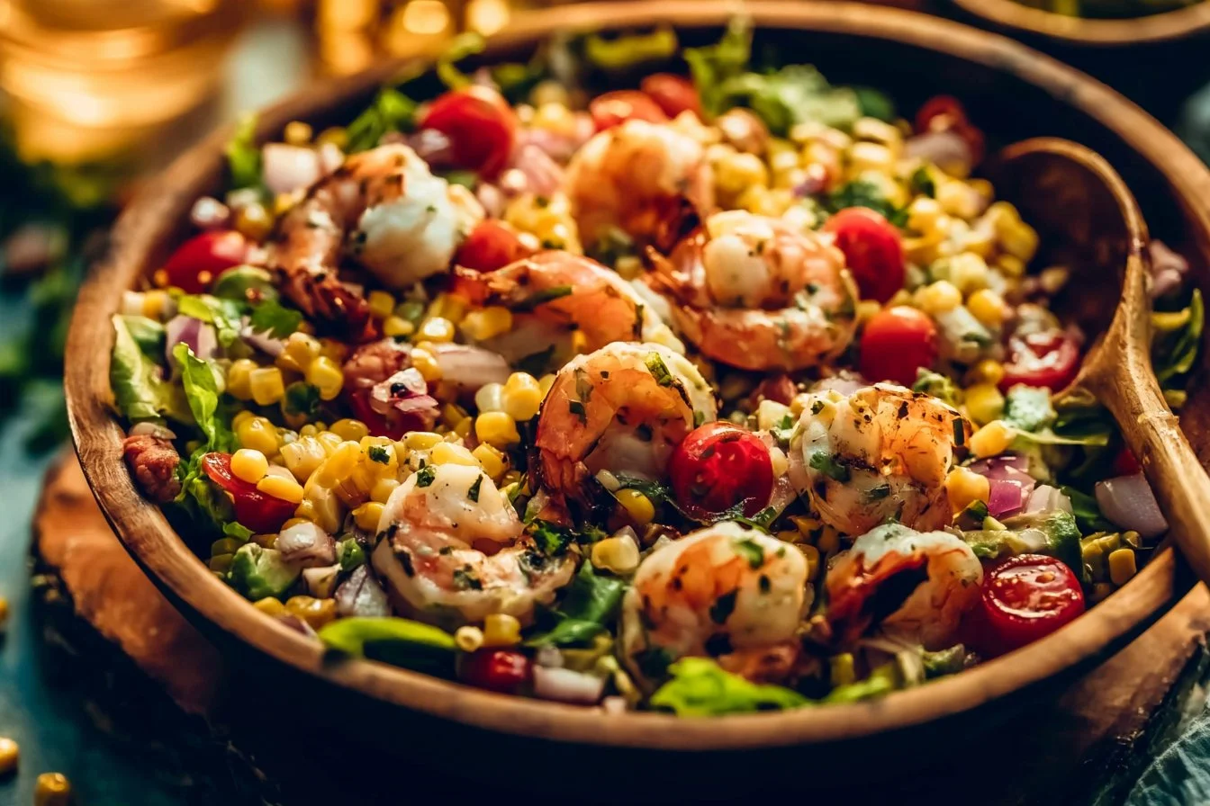 Grilled Shrimp Corn Salad