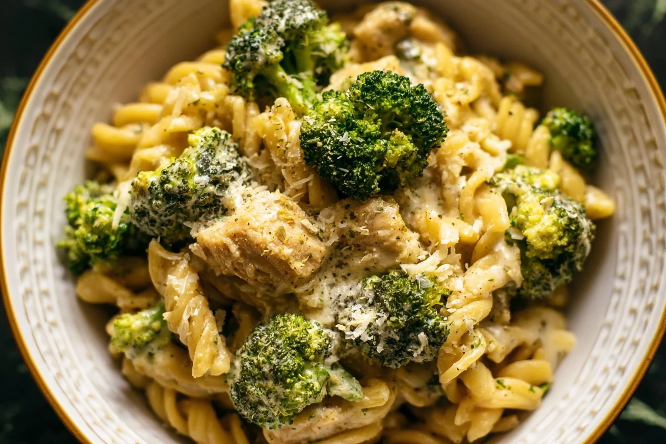 One Pot Chicken and Broccoli Pasta