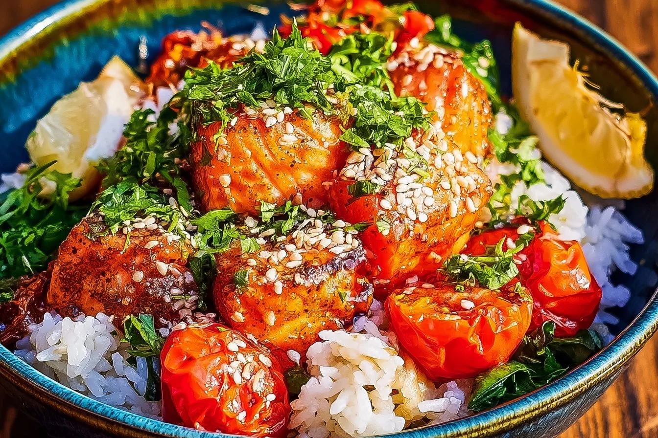 Salmon Rice Bowl