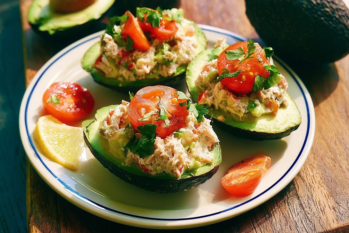 Tuna Salad Avocado Boats
