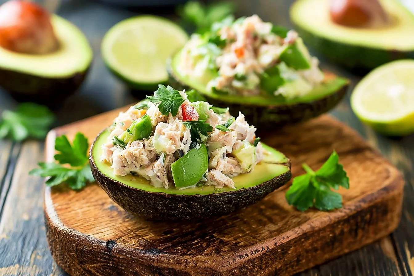 Tuna Salad Avocado Boats