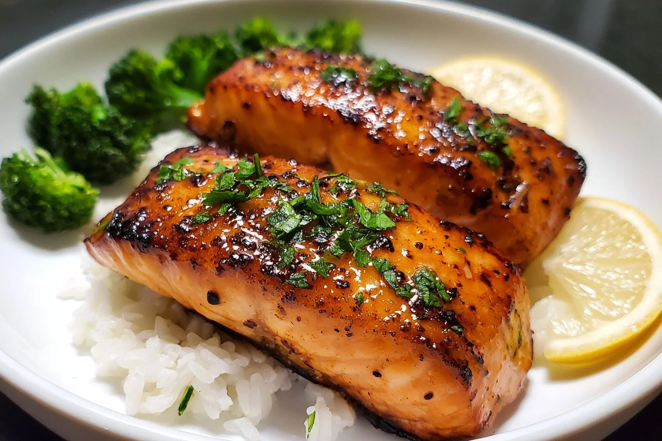 Air Fryer Honey Garlic Salmon
