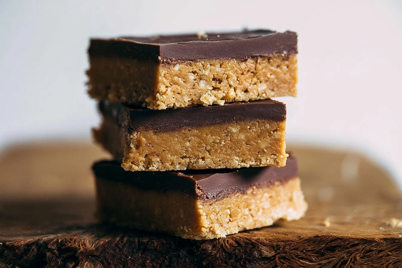 No Bake Chocolate Peanut Butter Bars