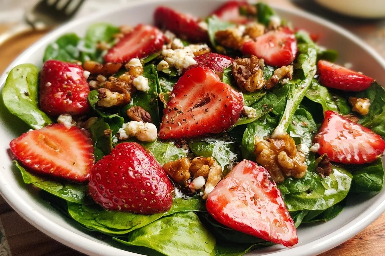 Spinach Strawberry Salad