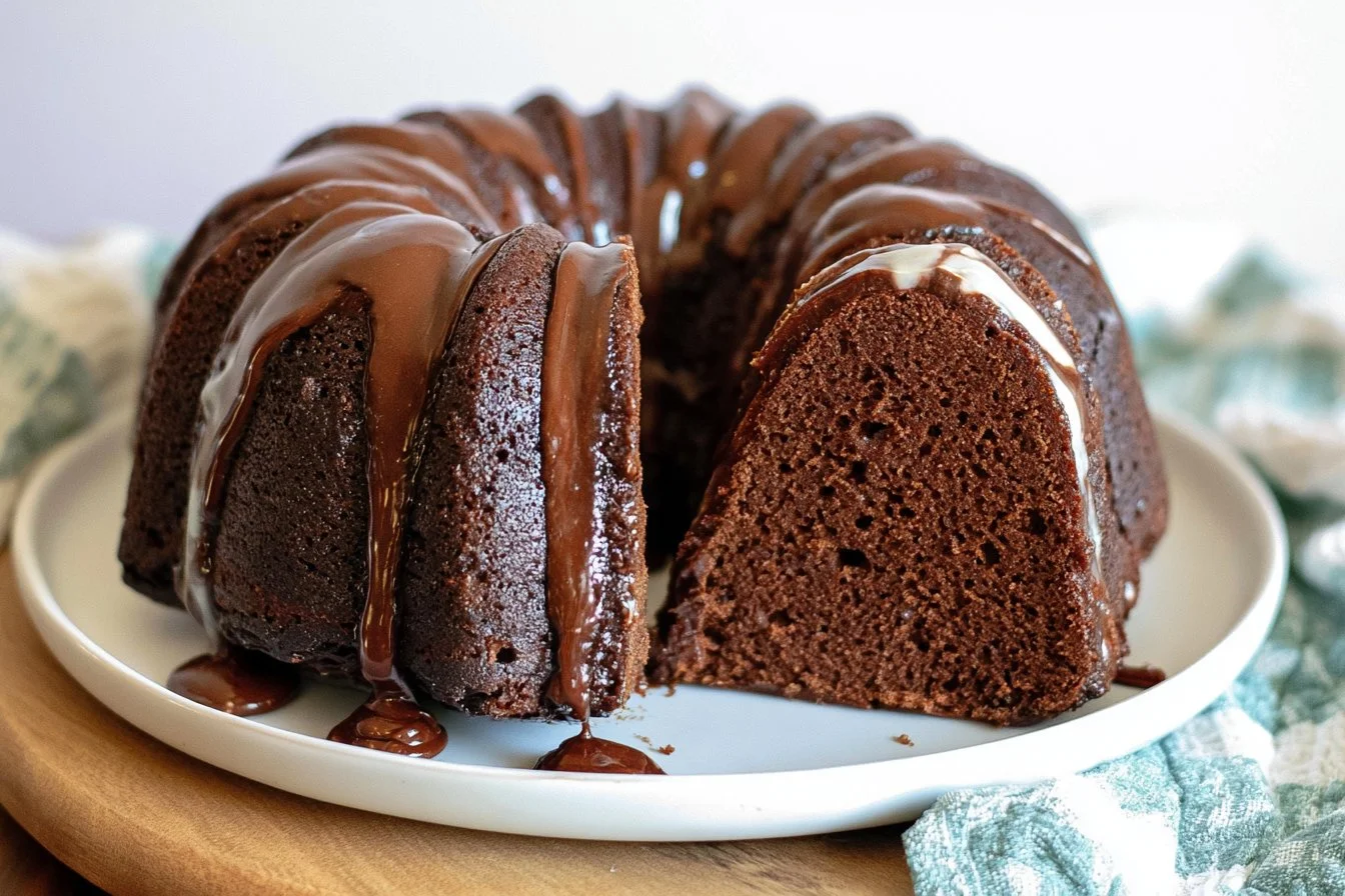 Chocolate Pumpkin Bundt Cake