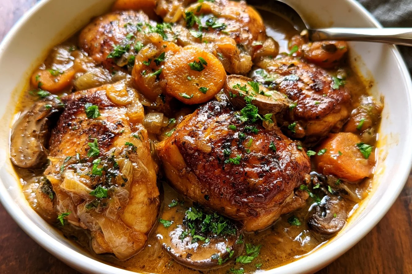Cider Braised Chicken