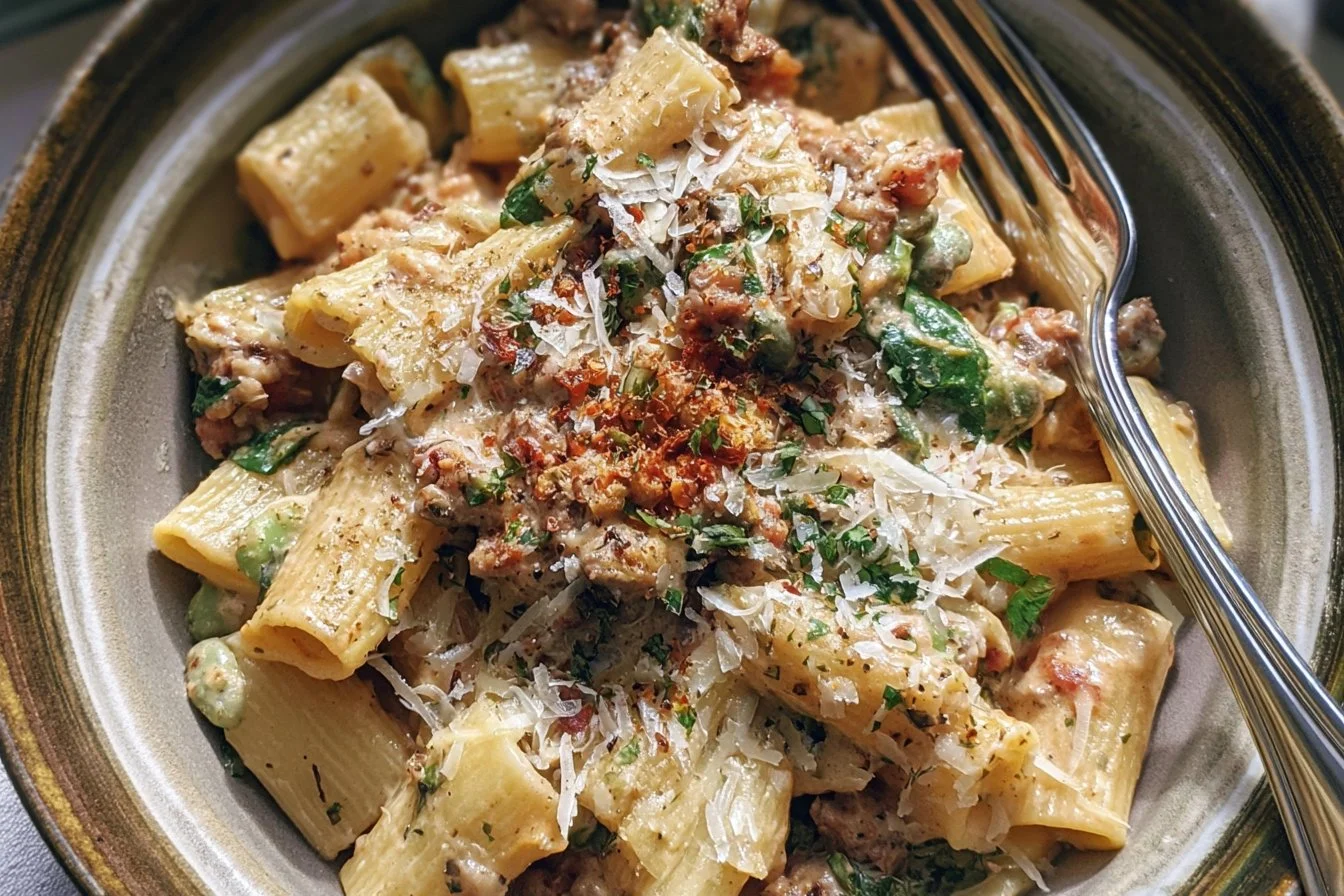 Creamy Tuscan Rigatoni