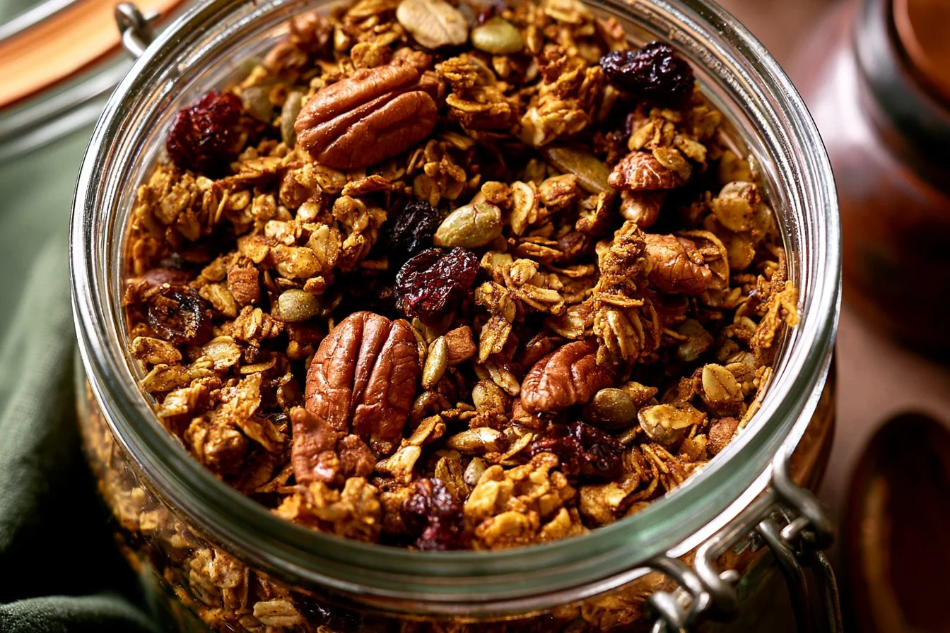 Crunchy Pumpkin Spice Granola