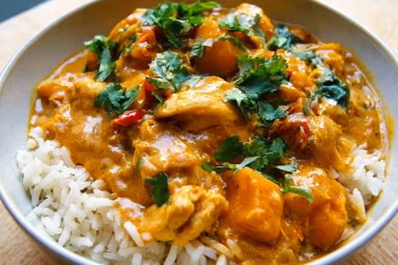 Slow Cooker Chicken Pumpkin Curry